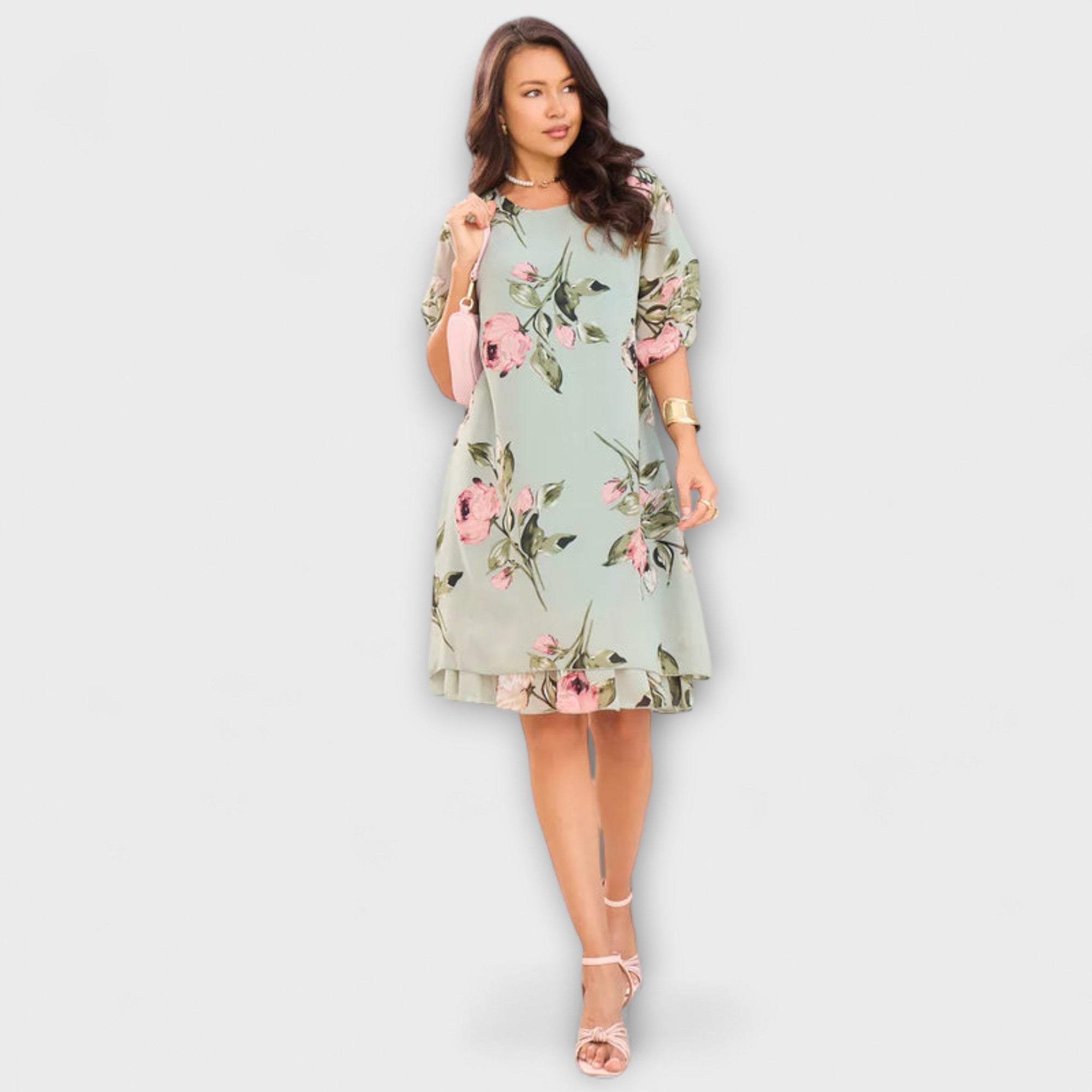 Melin - Elegantes Chiffonkleid