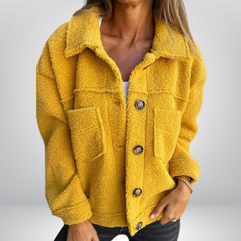 Diana | Kuschelige Strickjacke mit Knöpfen