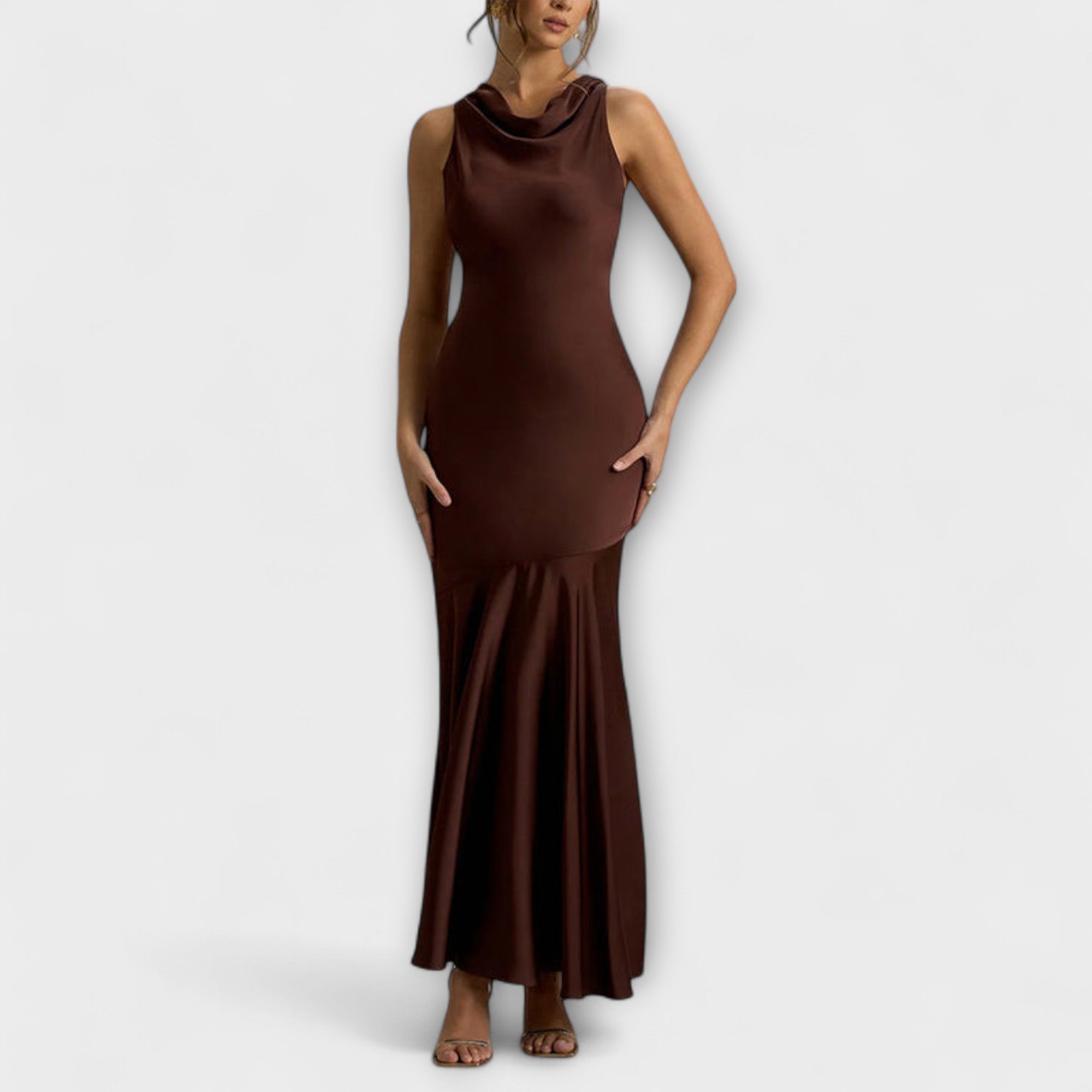 Lennon - Elegantes Maxikleid aus Satin