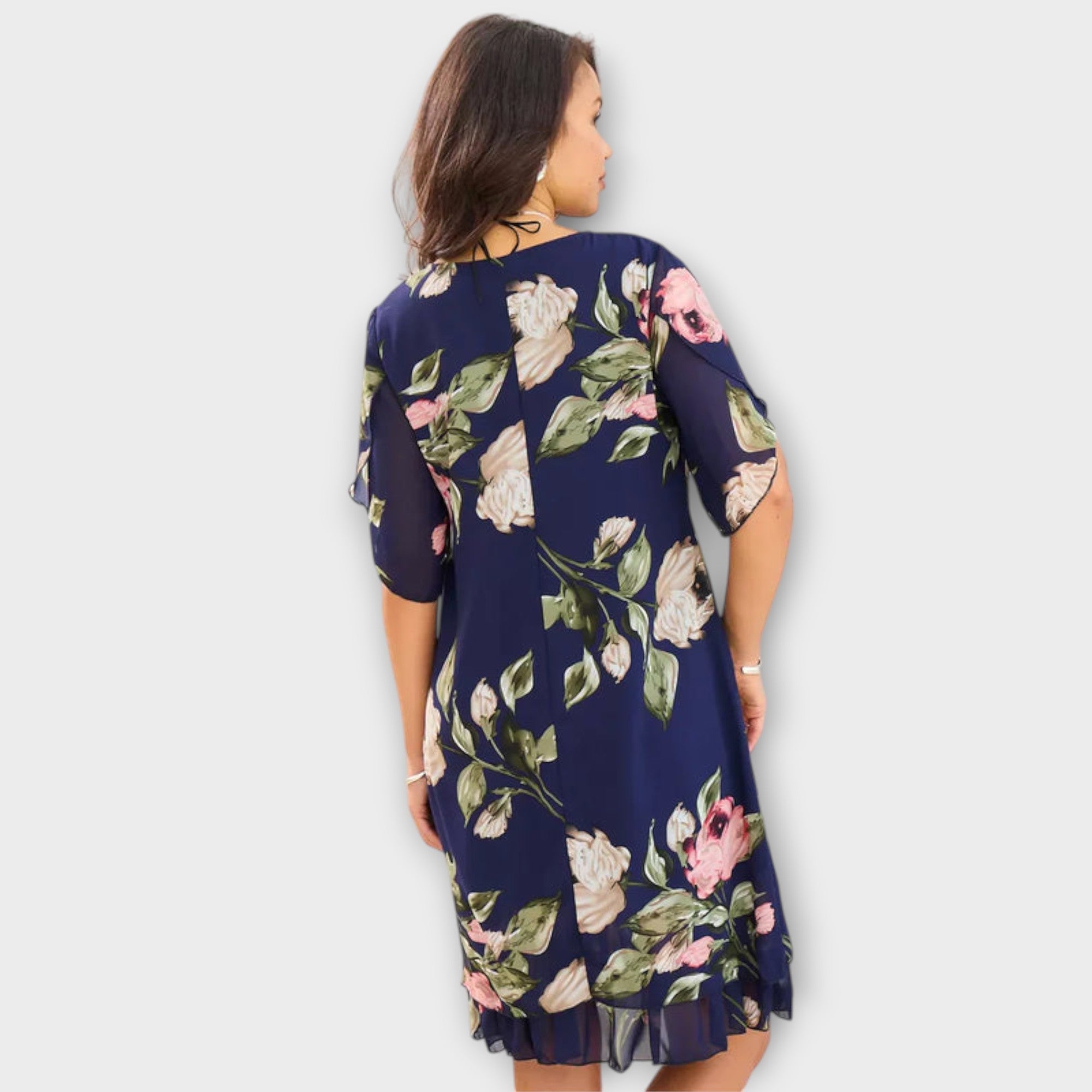 Melin - Elegantes Chiffonkleid