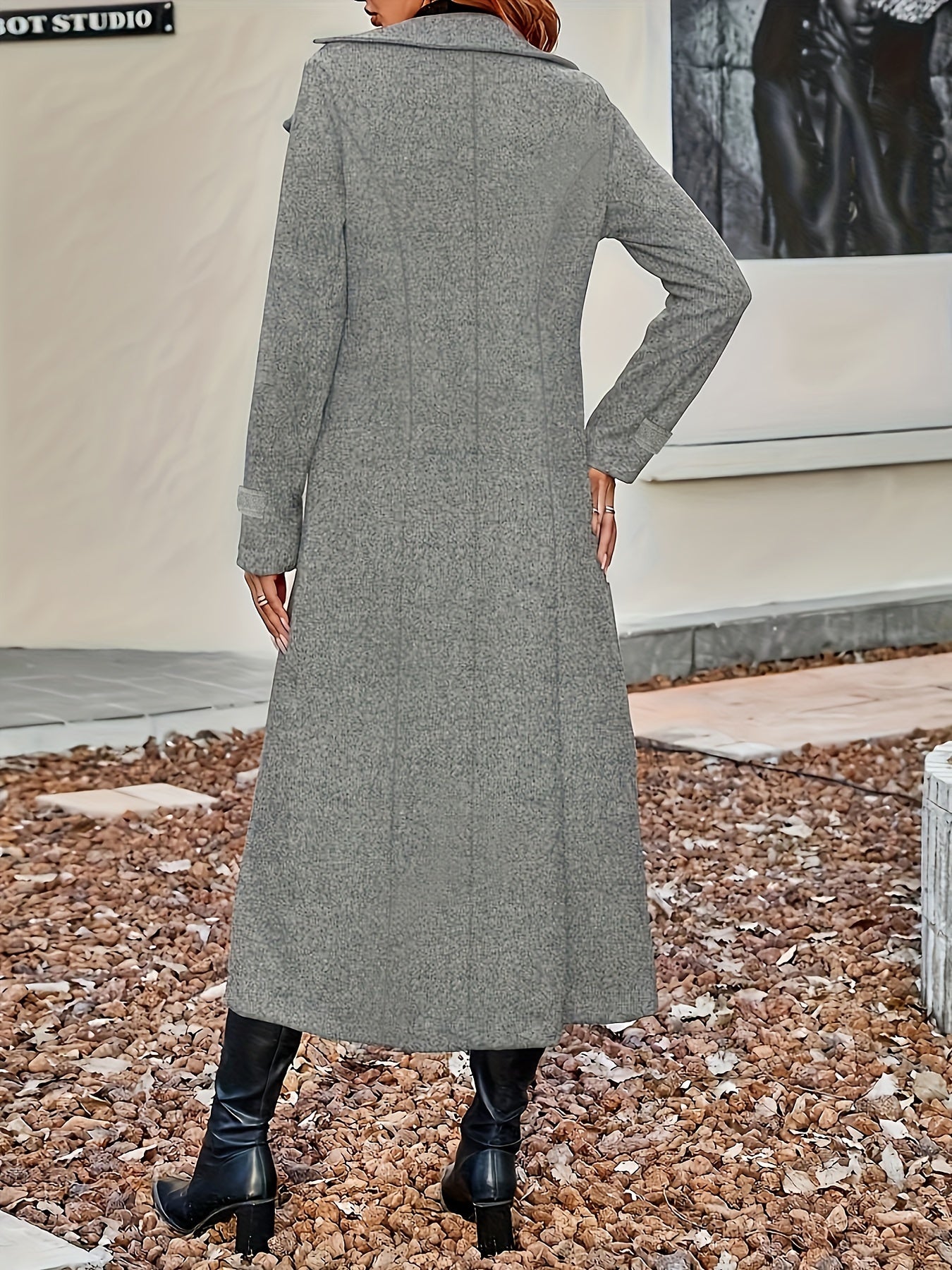 JADE | ELEGANTER LANGER WOOL-BEND-MANTEL