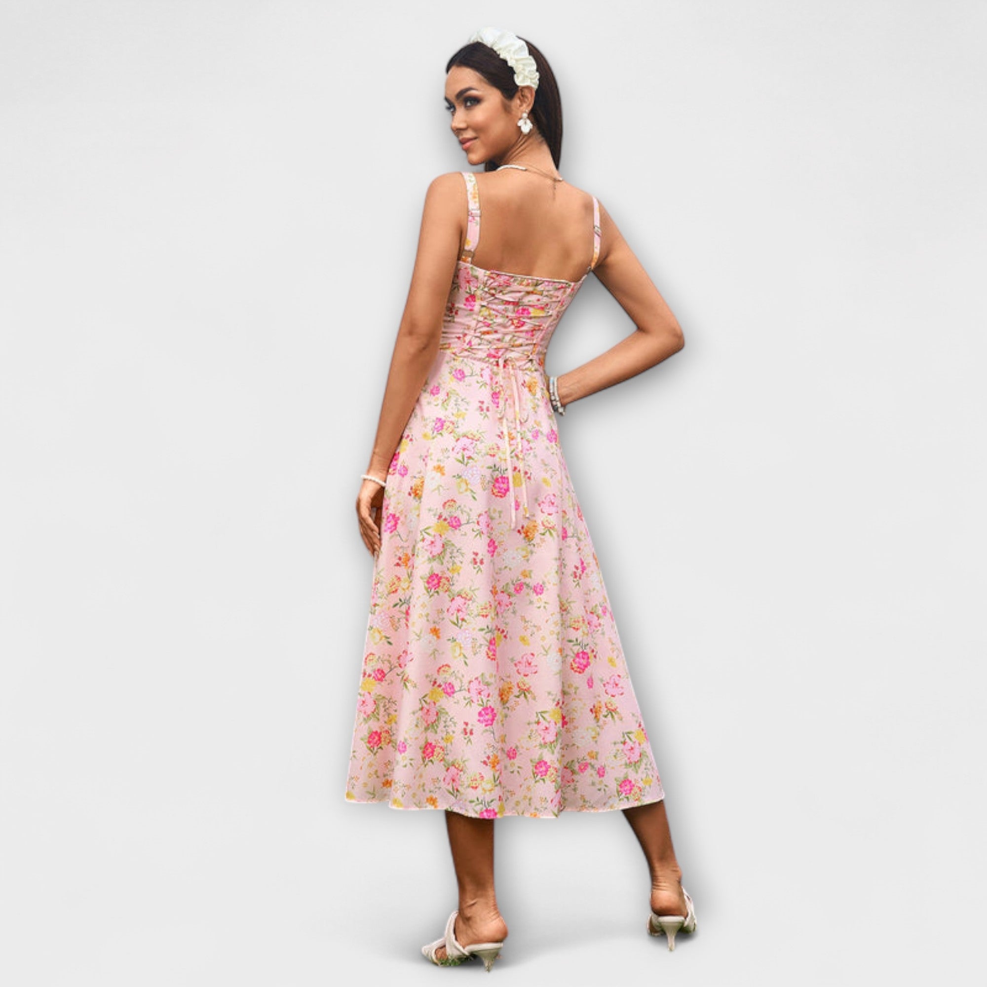 Hope - Rüschentop Kleid mit Schlitzdetail