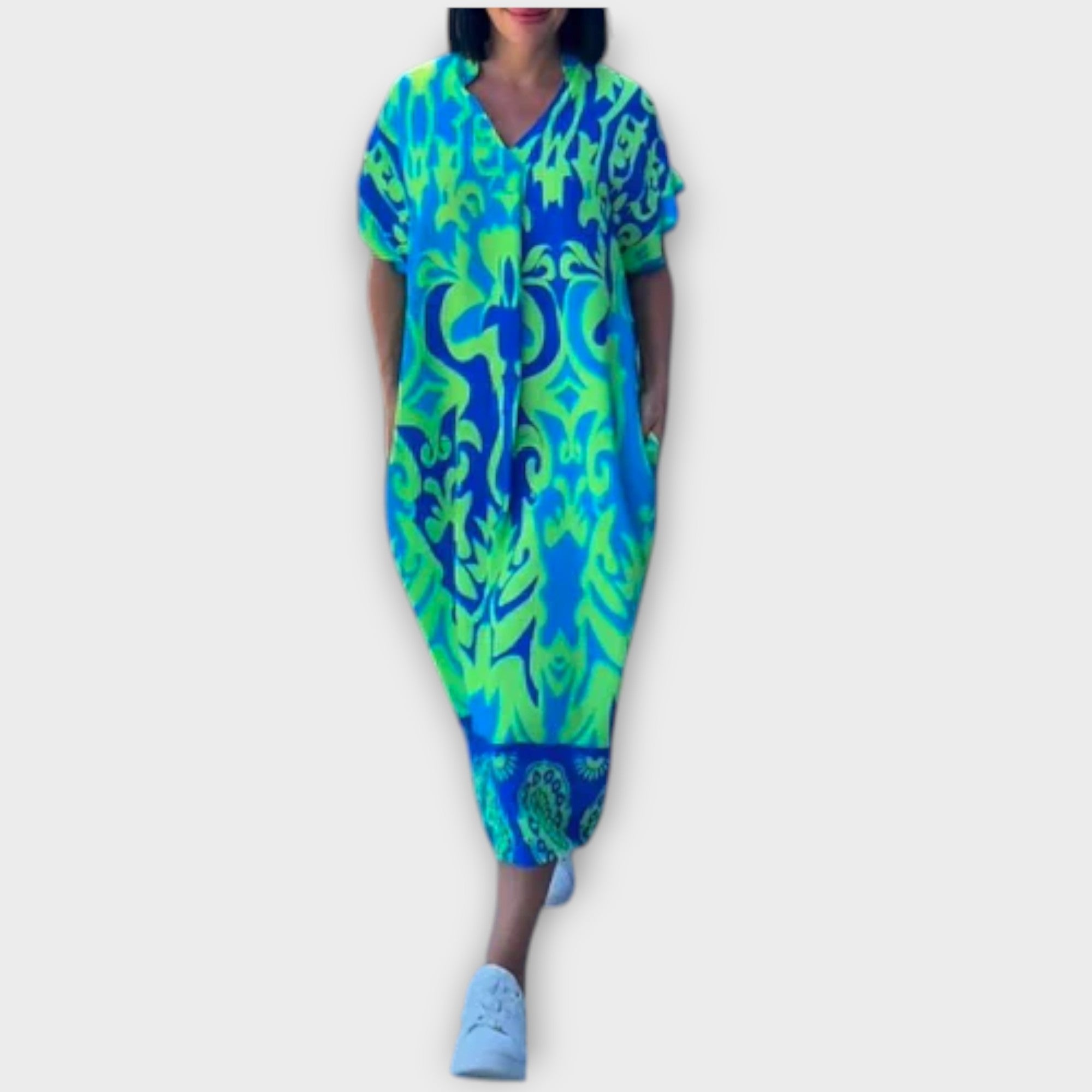 Elena - Elegantes Blumenkleid