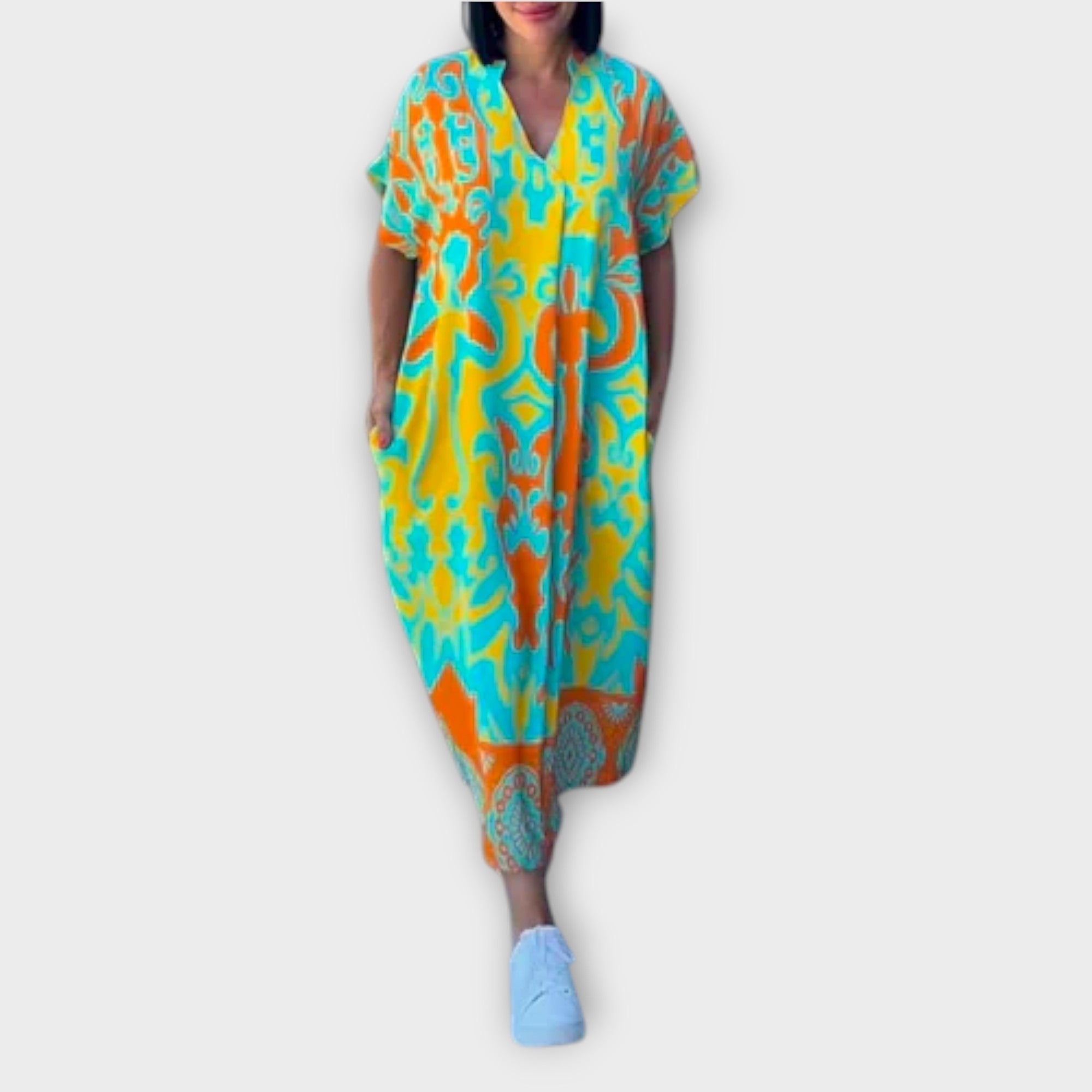 Elena - Elegantes Blumenkleid