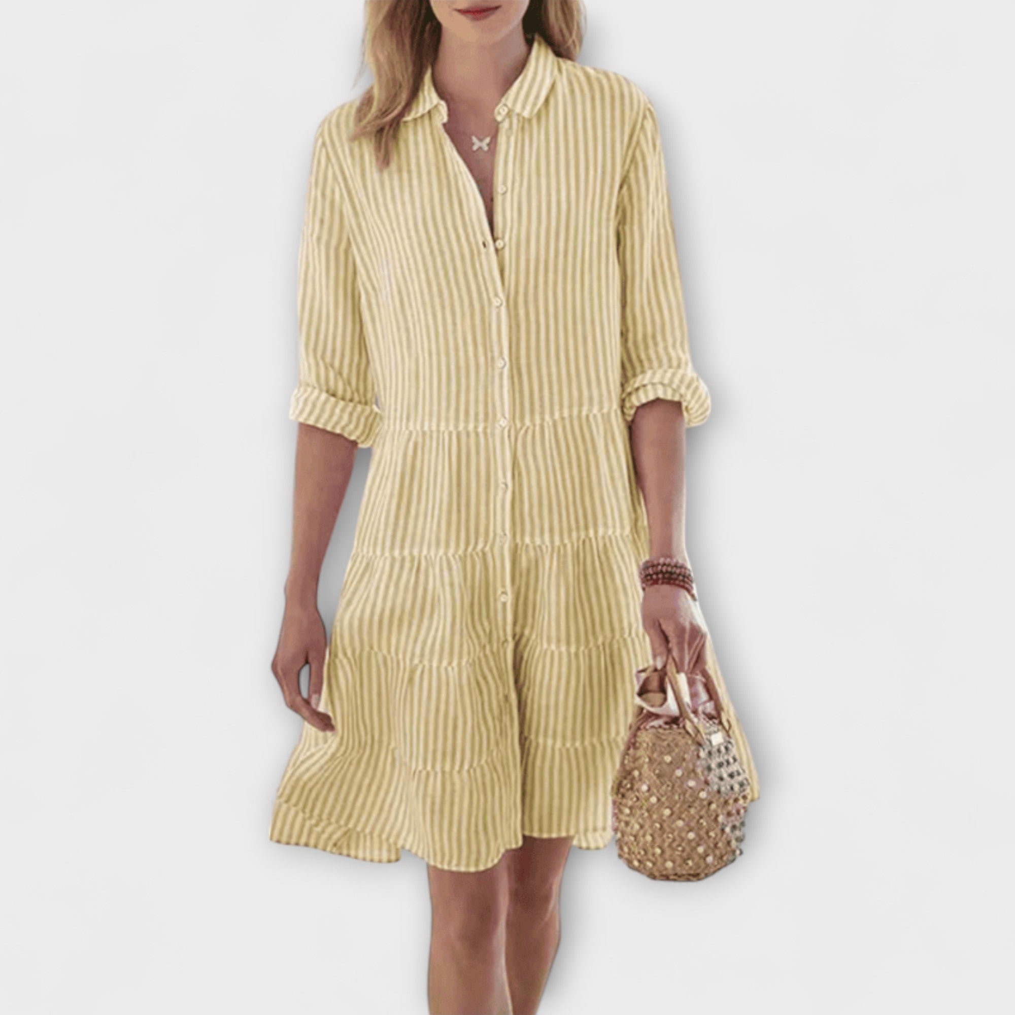 Lolita - Luftiges Gestreiftes Kleid