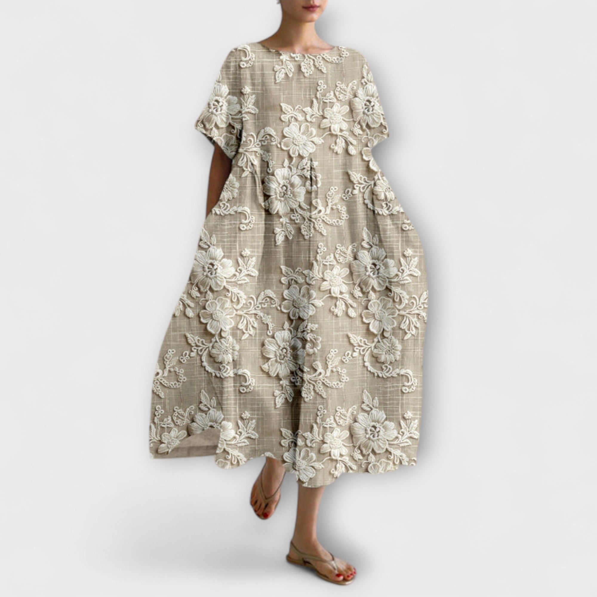 Aurora - Kleid mit Blumenmuster