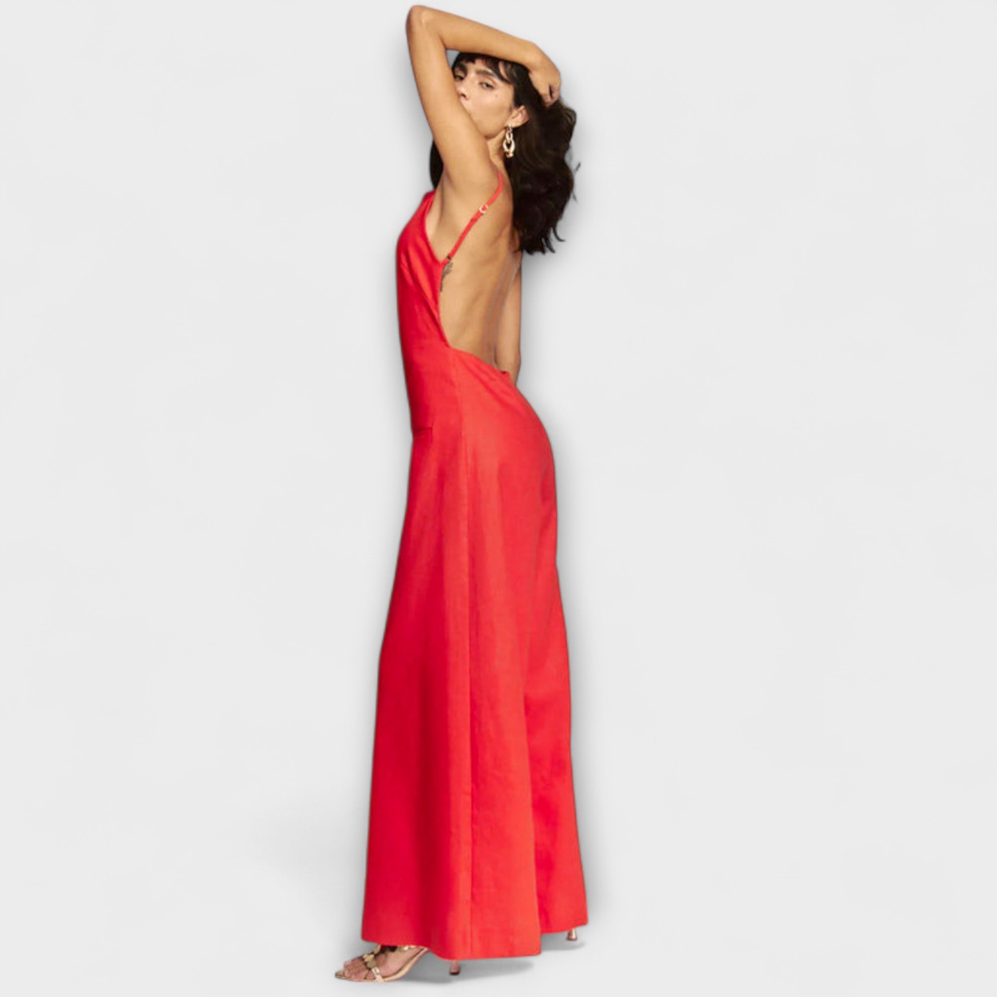 Ylva - Strahlender Halter-Jumpsuit