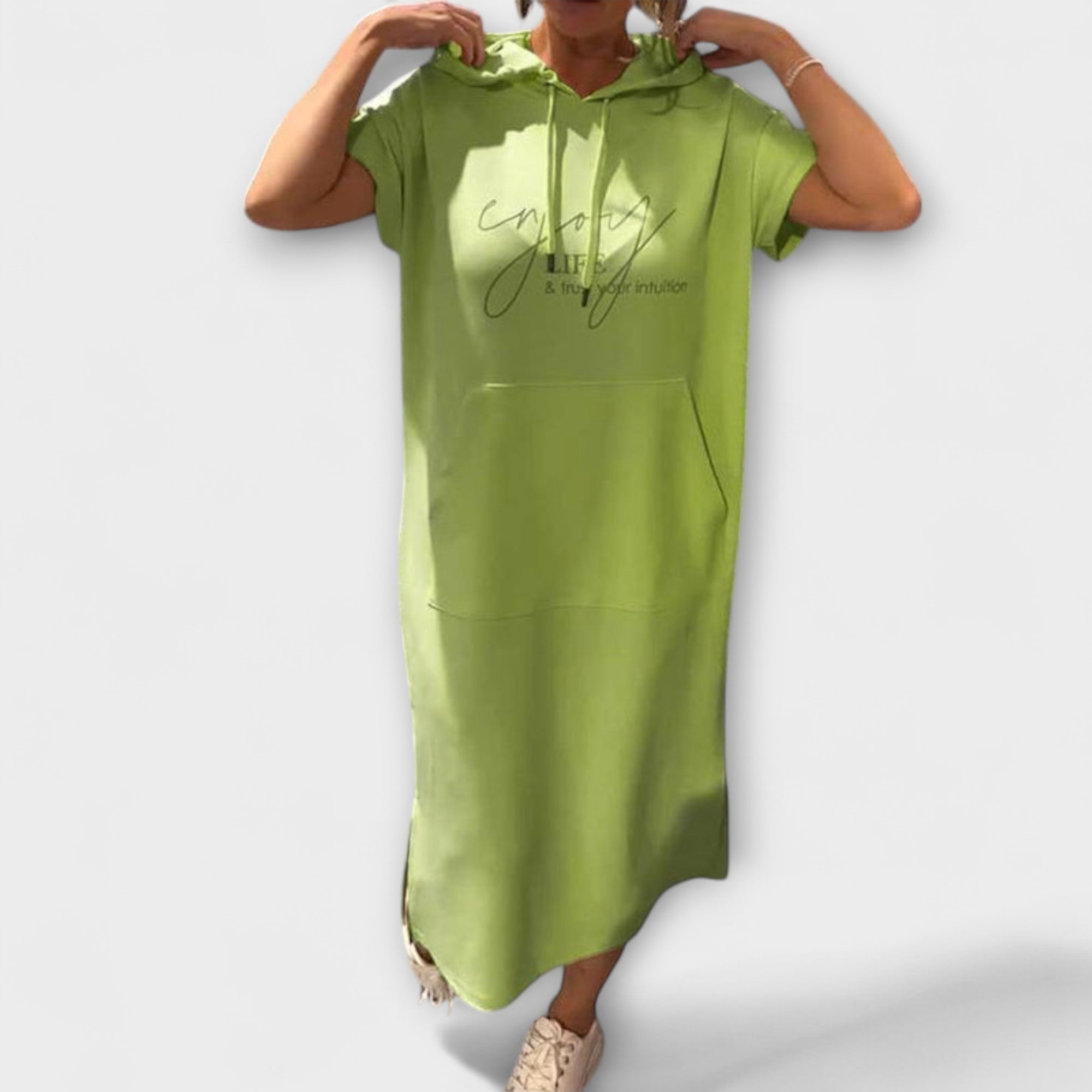 Daisy - Entspanntes Kapuzenkleid