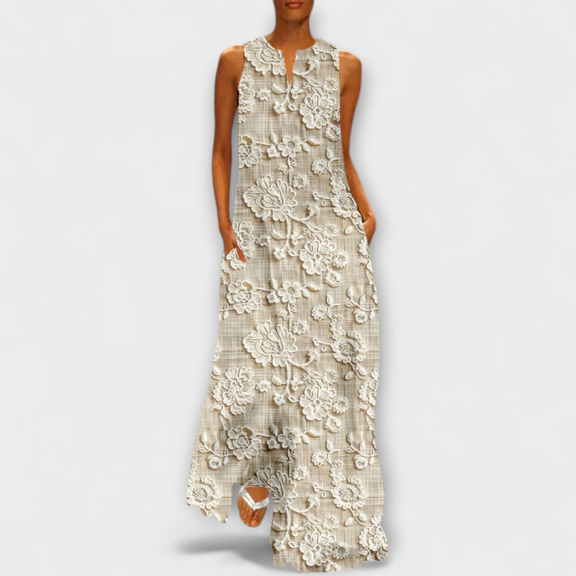 Lily - Kleid mit Spitzenmuster