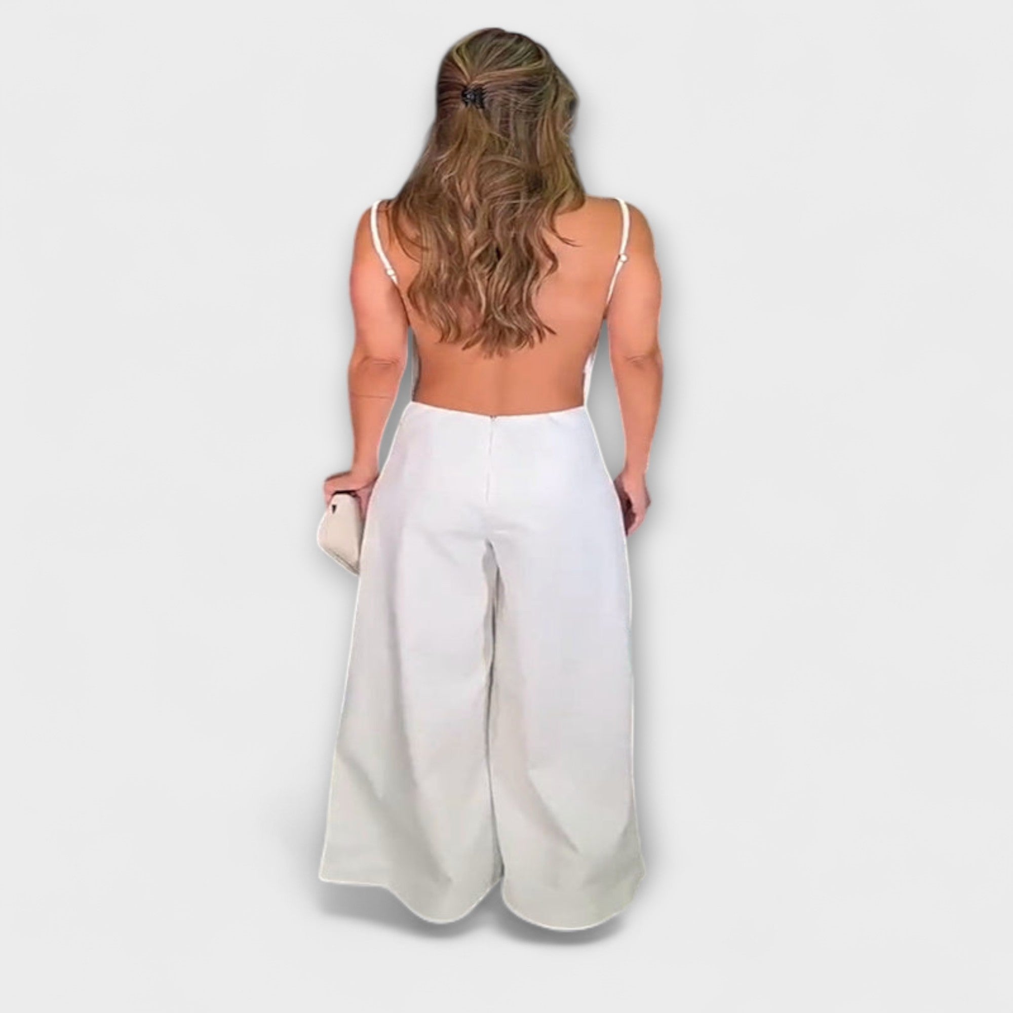 Ylva - Strahlender Halter-Jumpsuit