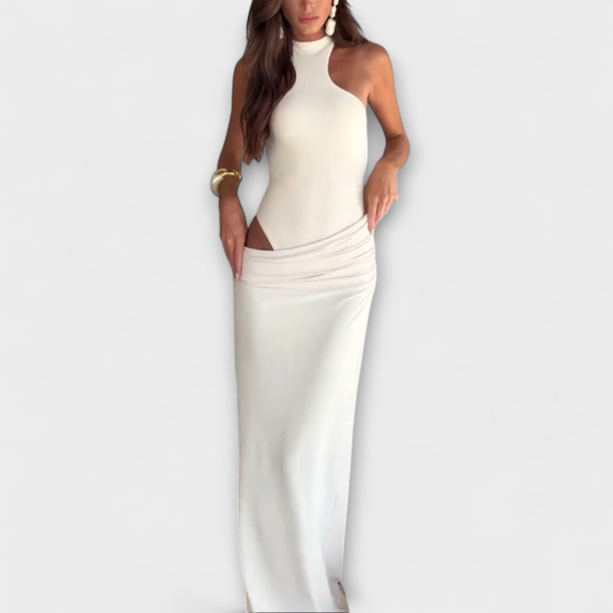 Minna - Verführerisches ärmelloses Cut-Out Kleid