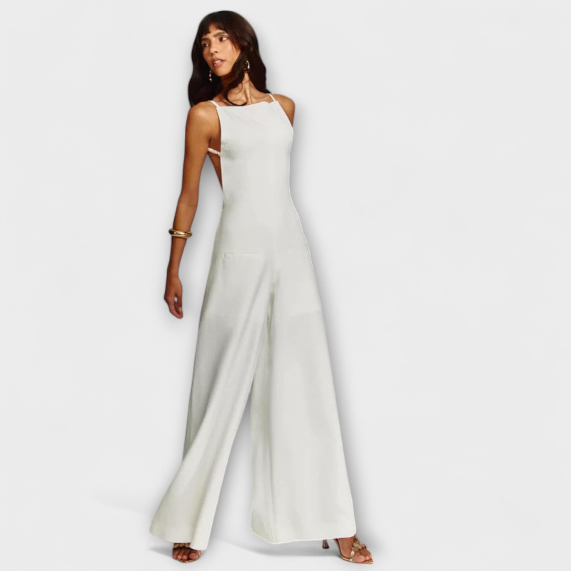 Ylva - Strahlender Halter-Jumpsuit