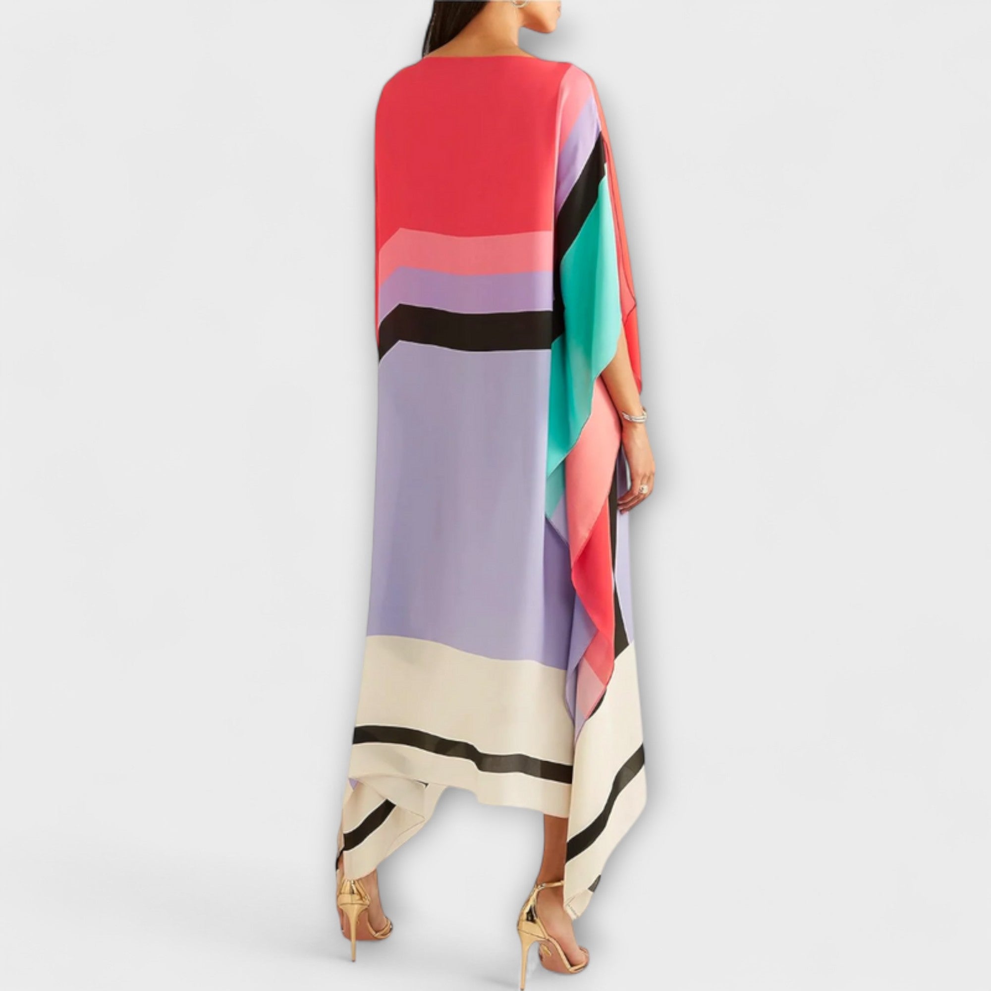 Elenora - Locker geschnittener geometrischer Kaftan
