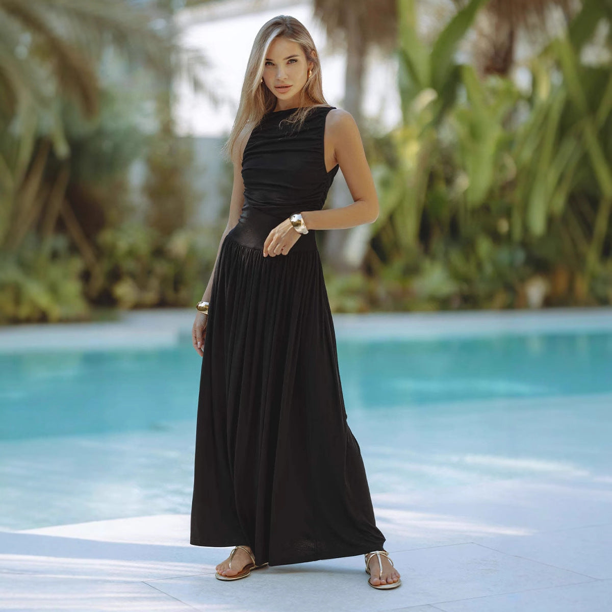 Zendaya - Langes Premium Maxikleid