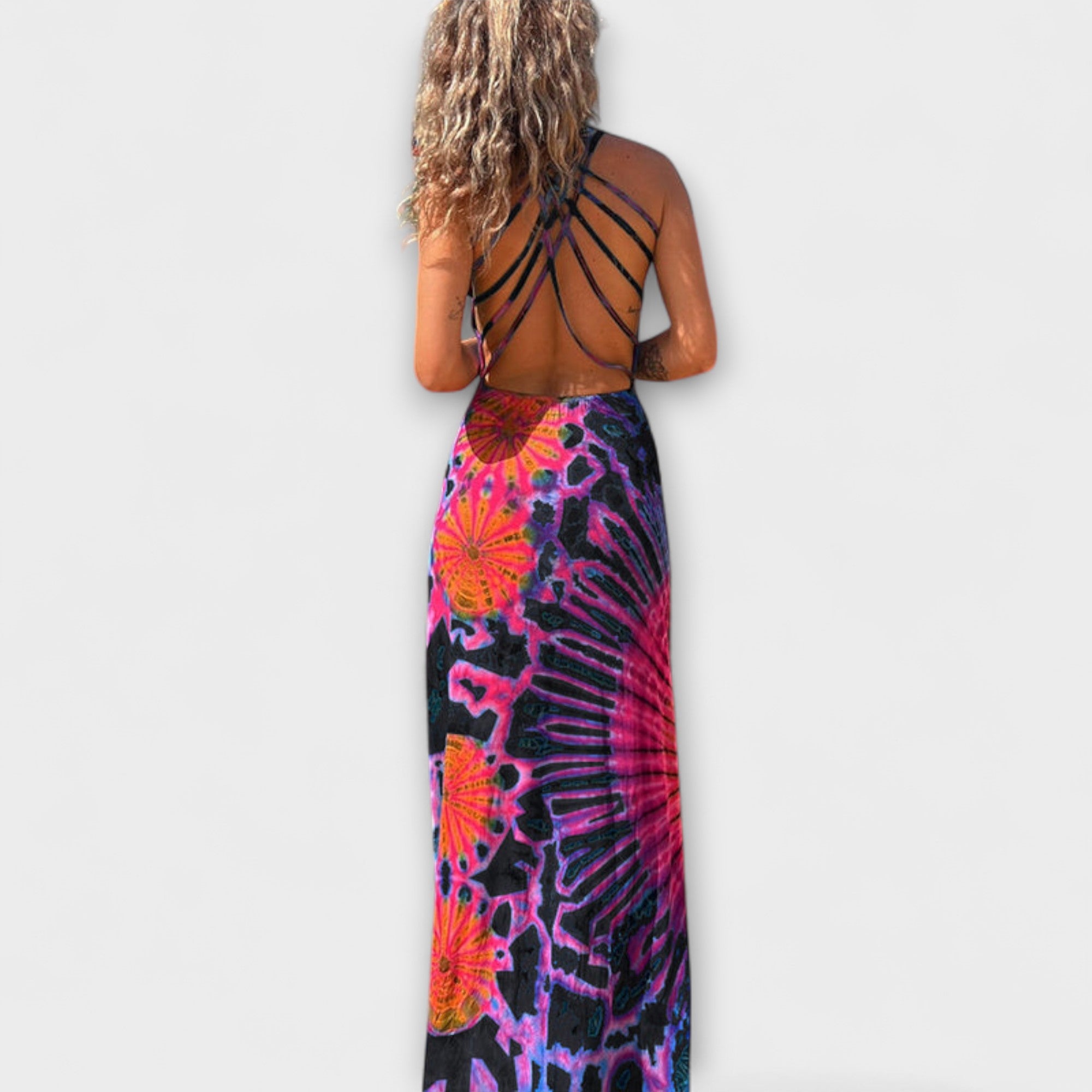Ronja - La Bamba Tie-Dye Print Maxikleid