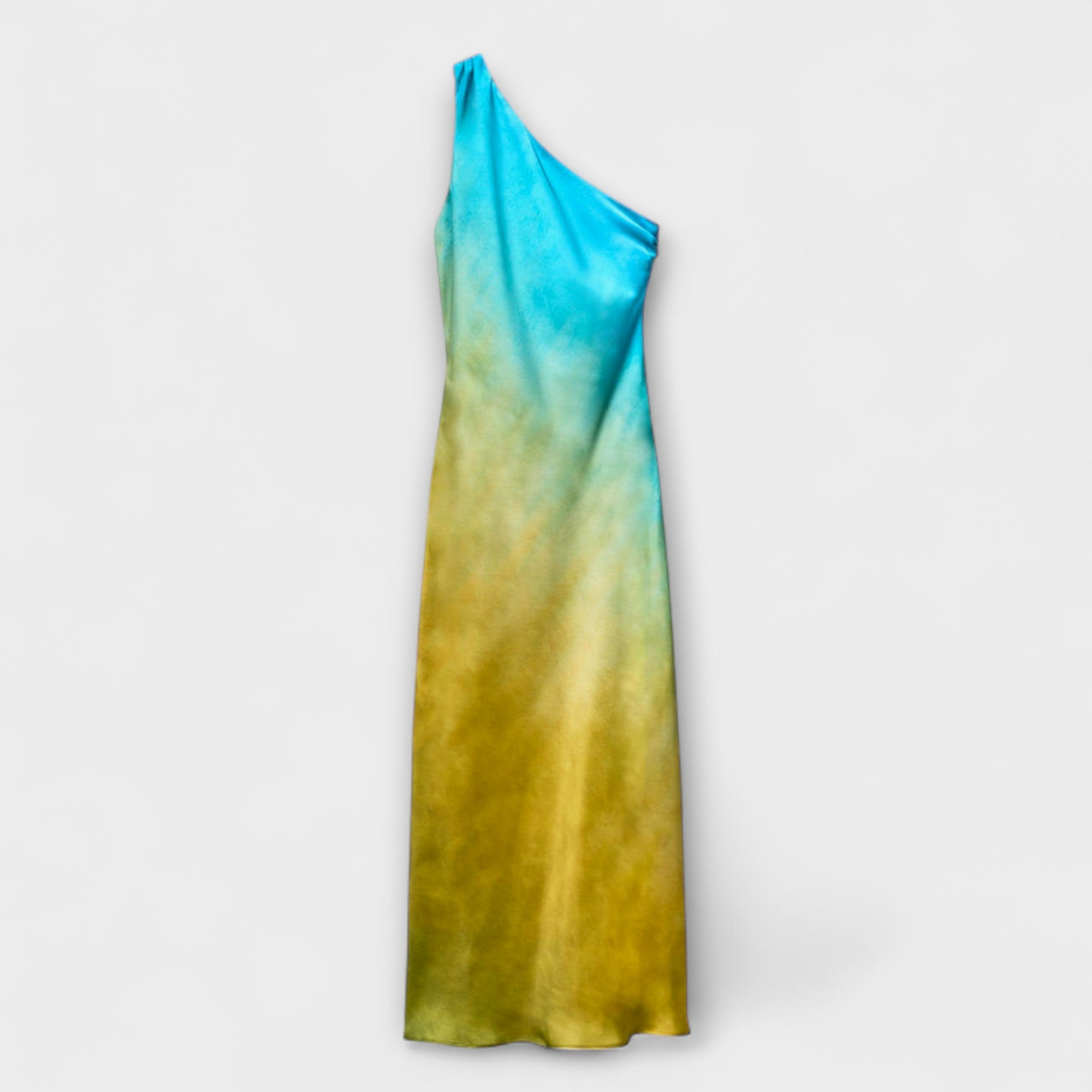 Arabella - Ein-Schulter Midi-Kleid