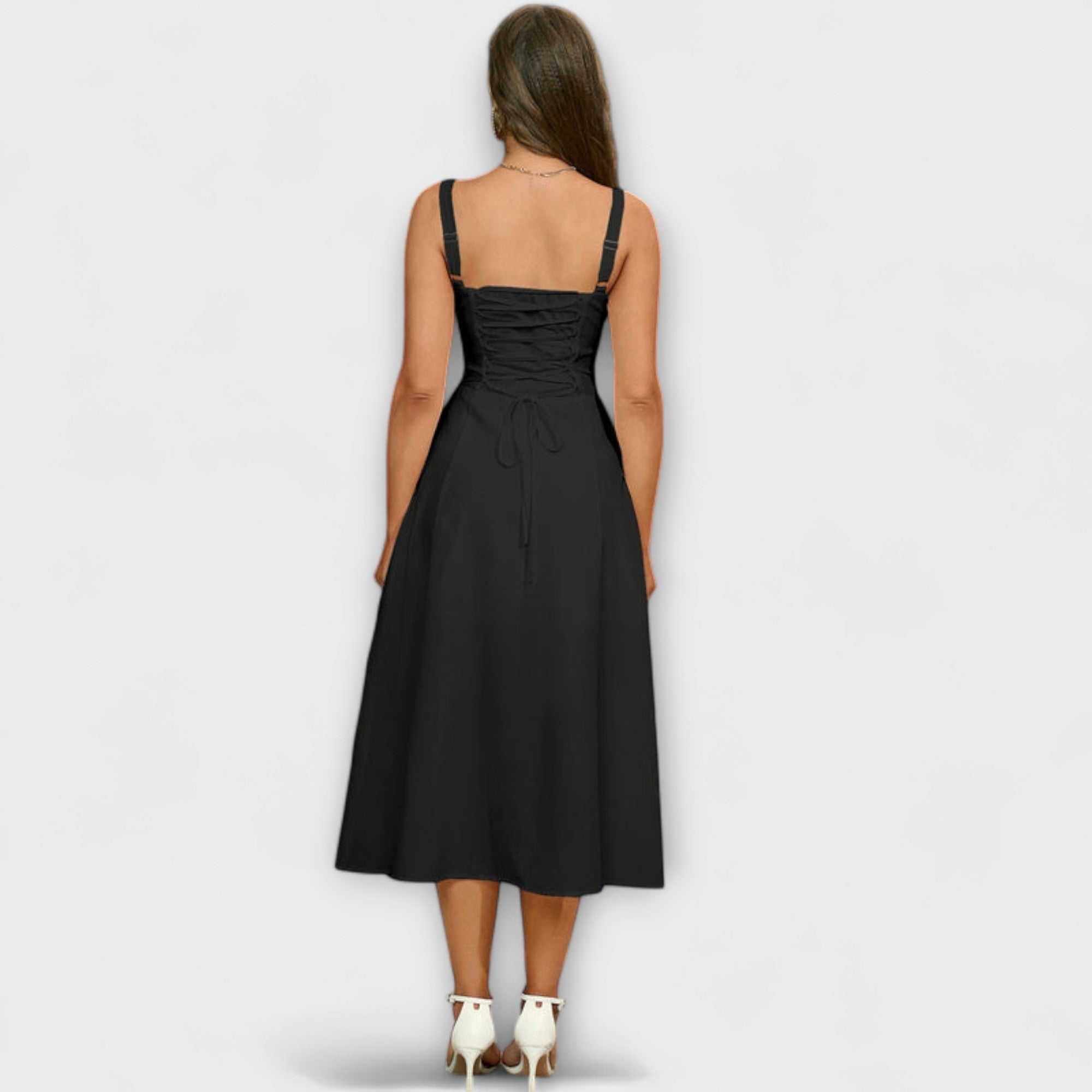 Hope - Rüschentop Kleid mit Schlitzdetail