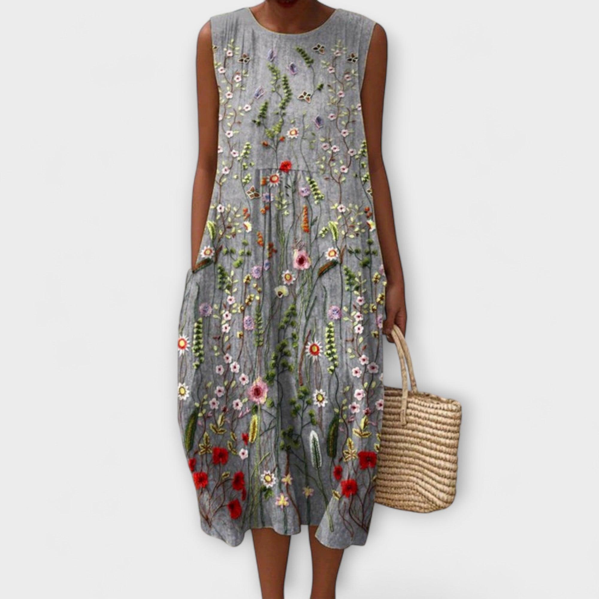 Aria - Alltags Midi Kleid