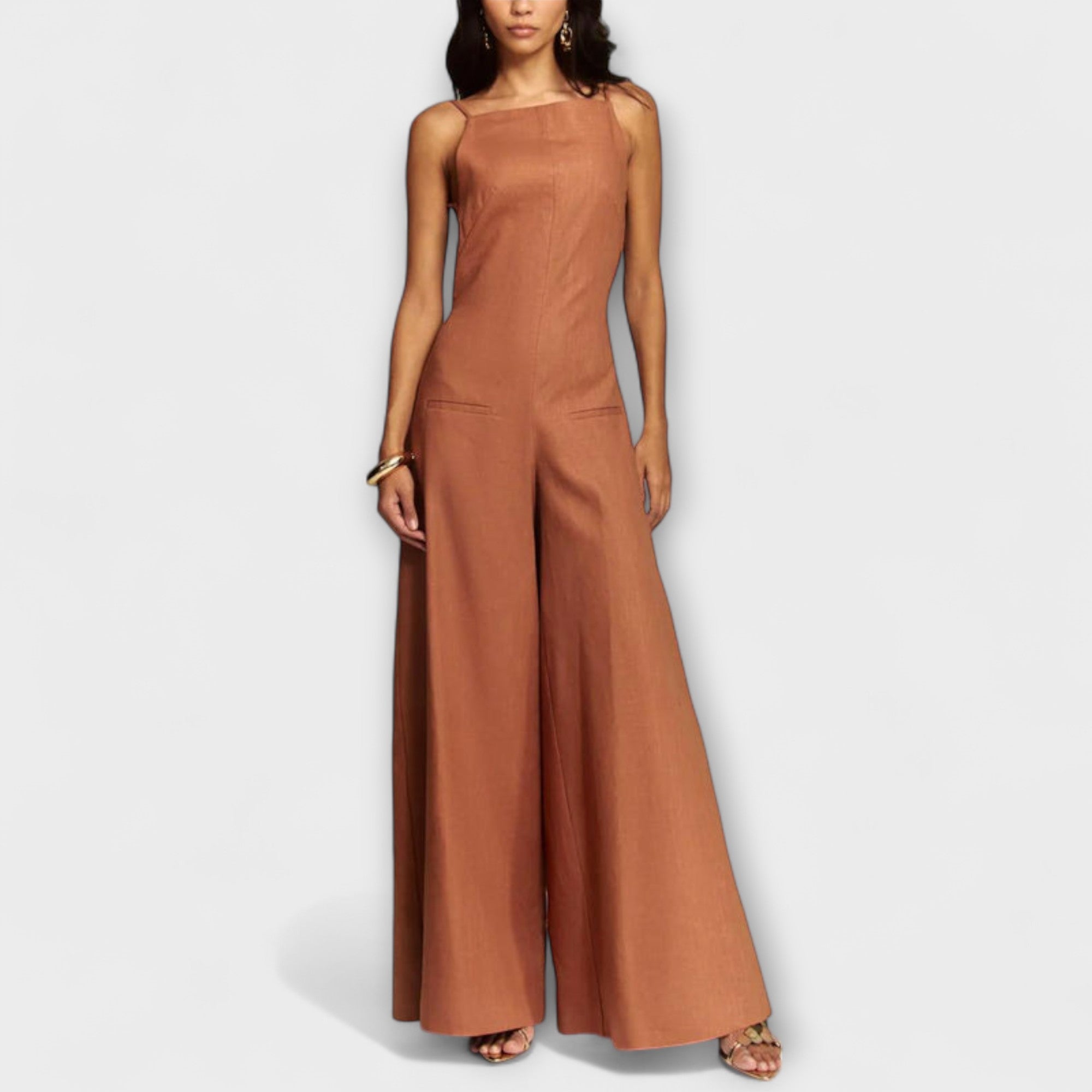 Ylva - Strahlender Halter-Jumpsuit