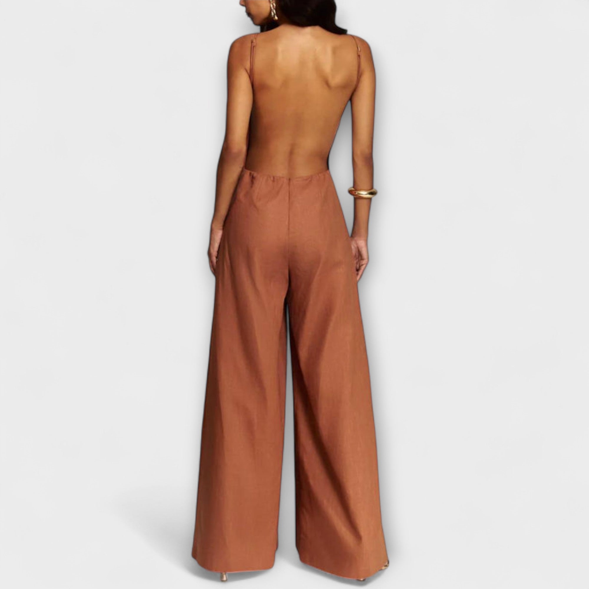 Ylva - Strahlender Halter-Jumpsuit