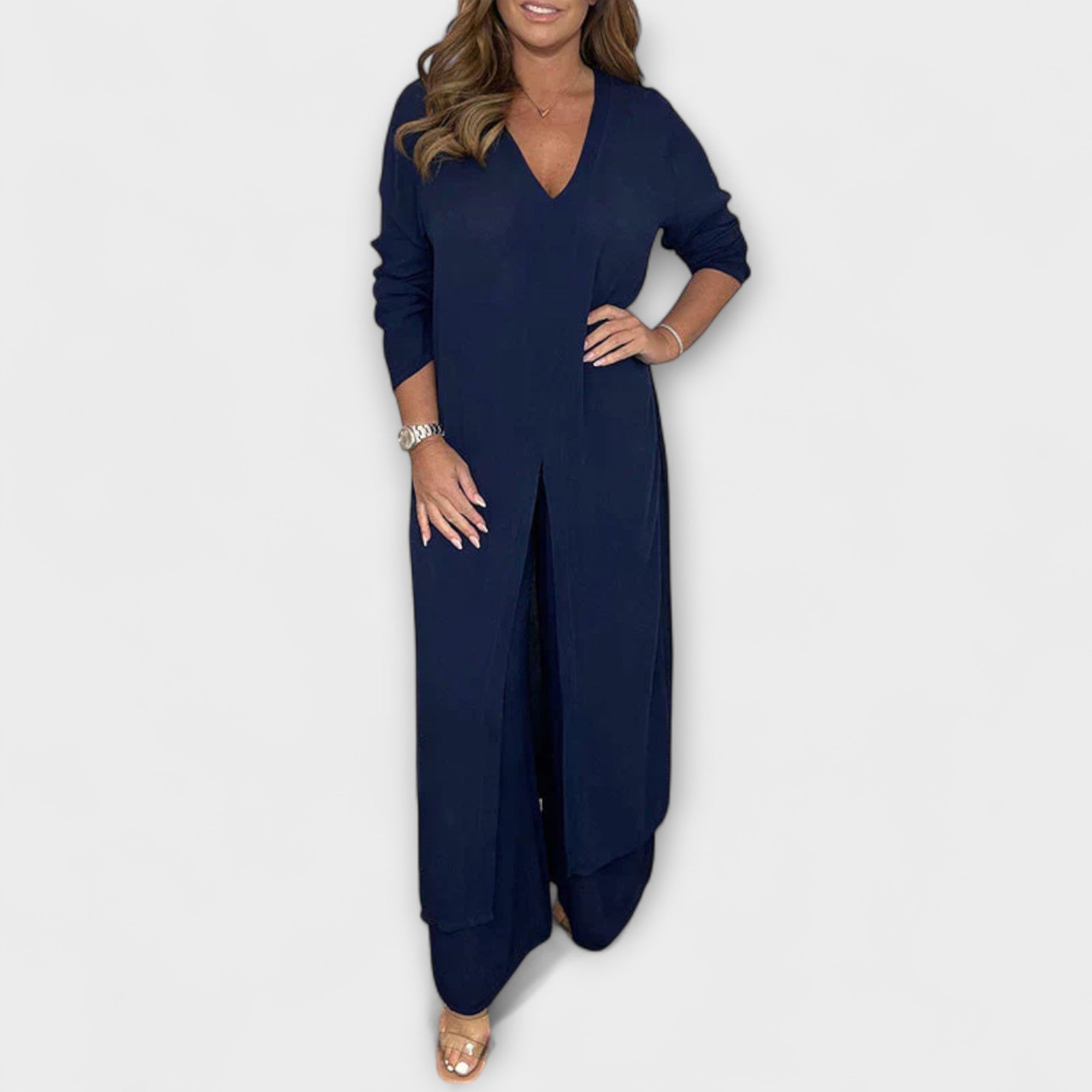2-teiliges stilvolles Damen-Co-Ord-Set