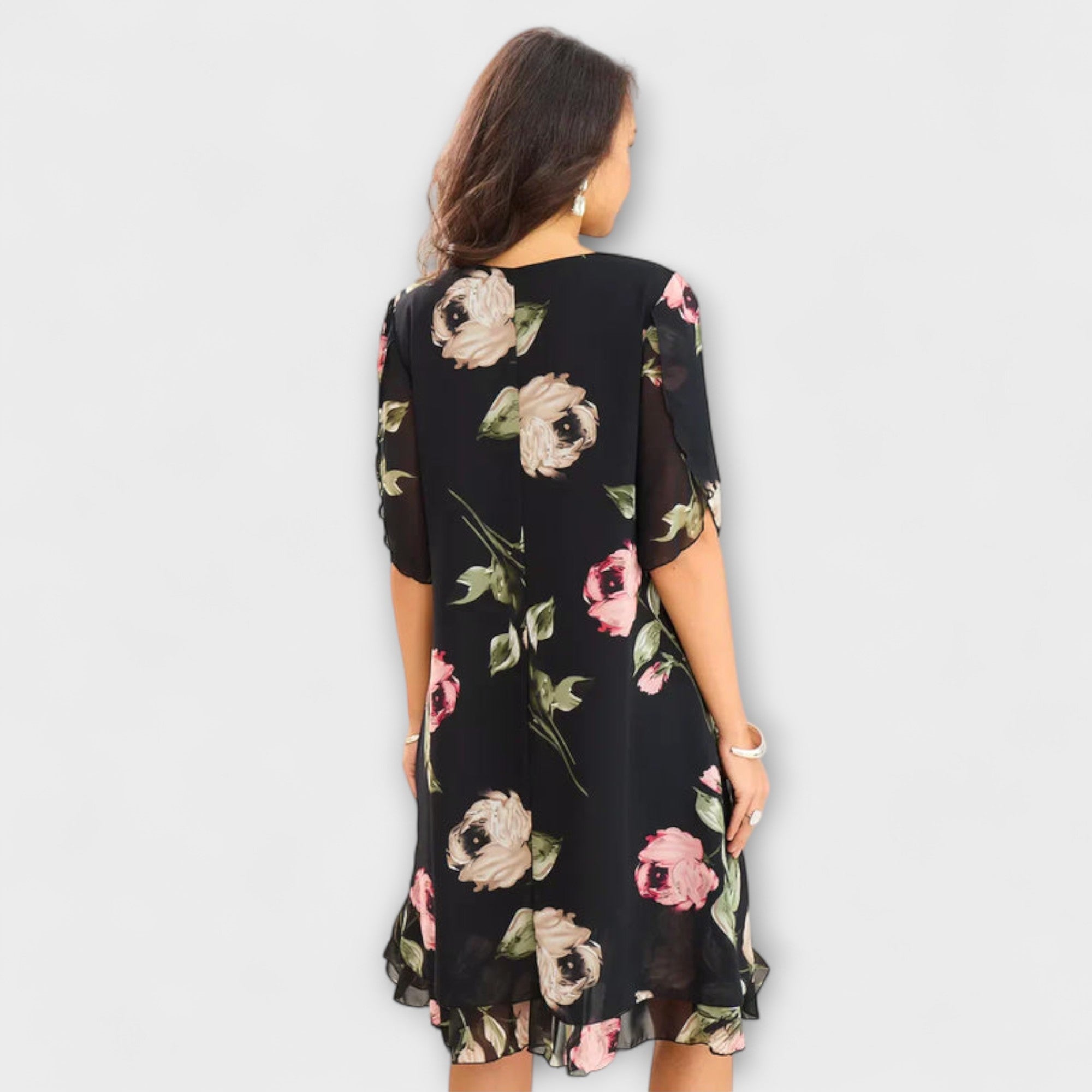 Melin - Elegantes Chiffonkleid