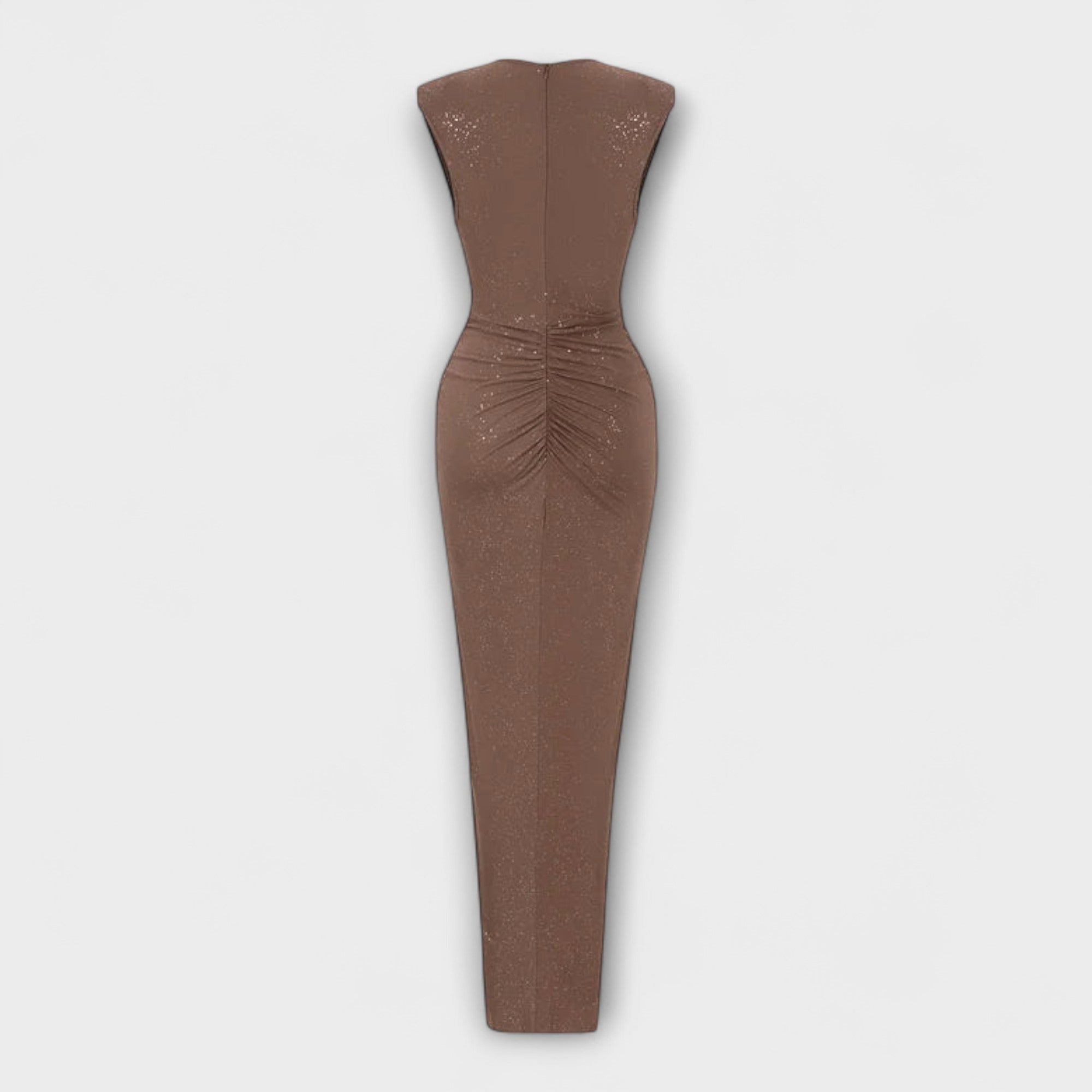 Thea - Maxikleid mit tiefem V-Ausschnitt