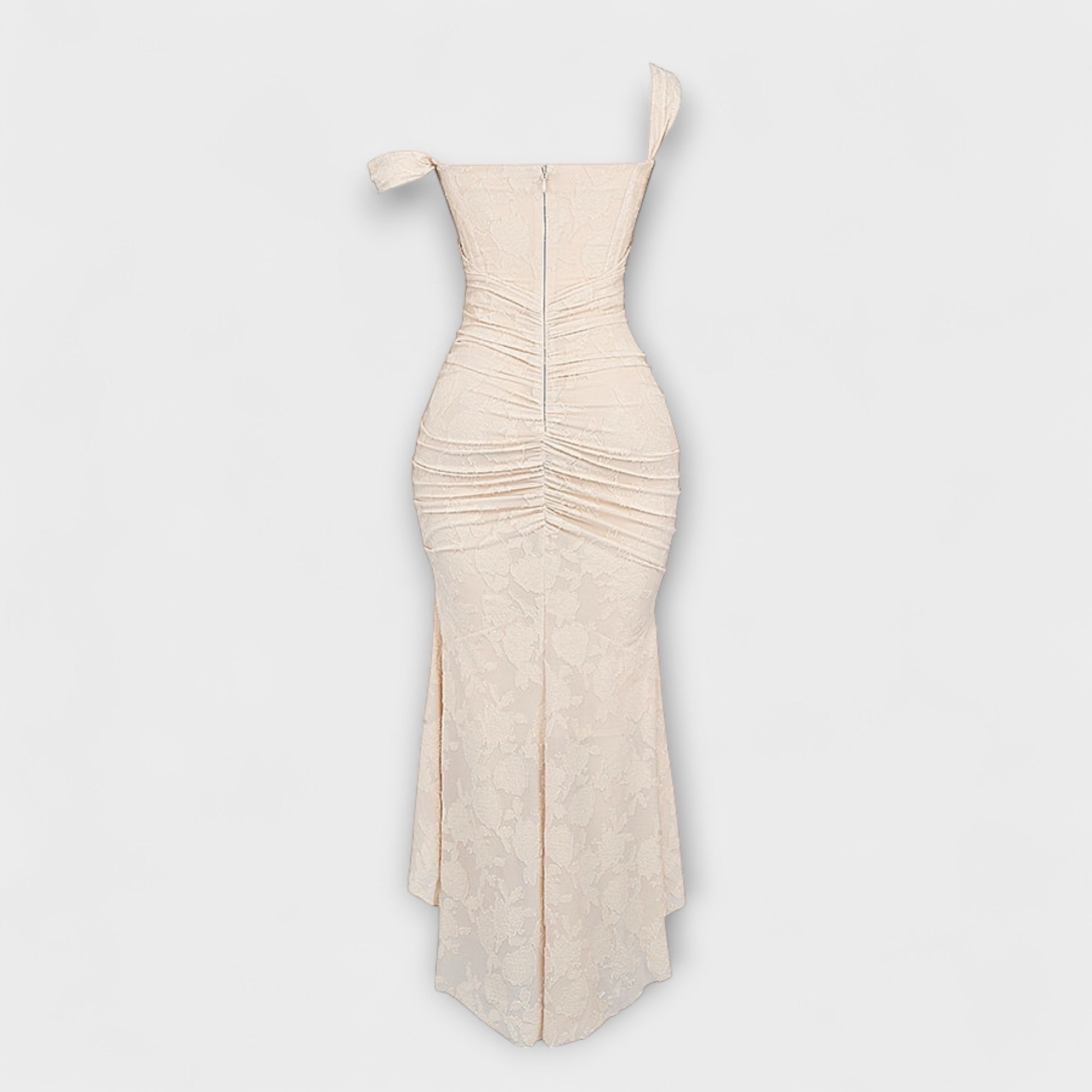 Renske - Langes Kleid mit Eleganten und Raffinierten Korsett